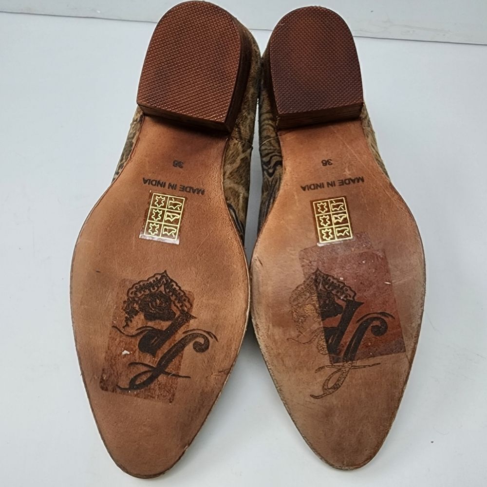 Free People Animal Charm Leather Bootie, Women's 5.5 - Picture 5 of 8